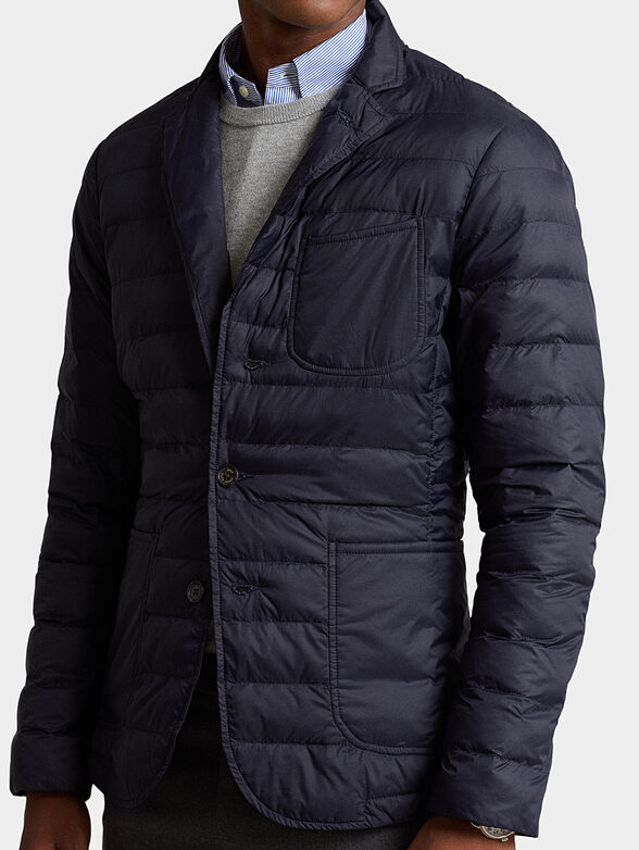 Padded jacket with quilted effect - 4