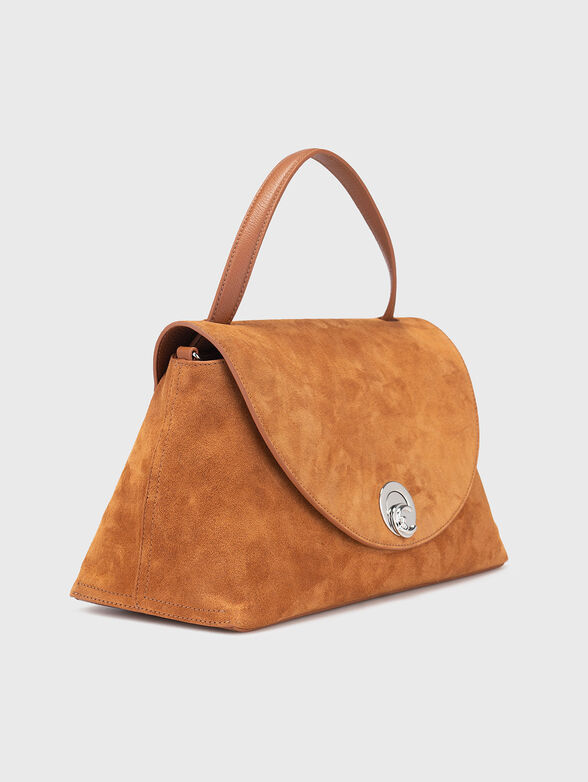 Suede bag with long strap - 4