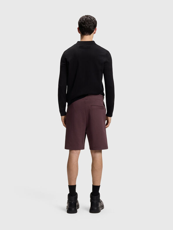 Cotton sports shorts with logo - 2