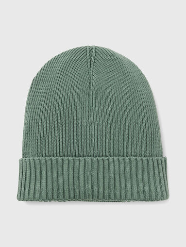 Knitted hat with accent logo - 3