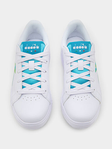 GAME STEP white sneakers with multicolor detail - 5