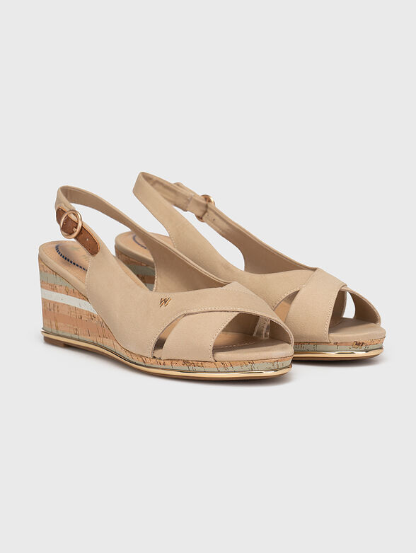 MILA MARINA beige sandals - 1