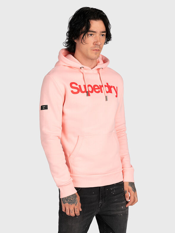 Sweatshirt with logo lettering - 1