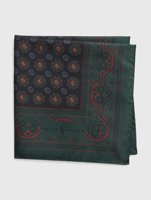 Silk handkerchief with colorful pattern - 2