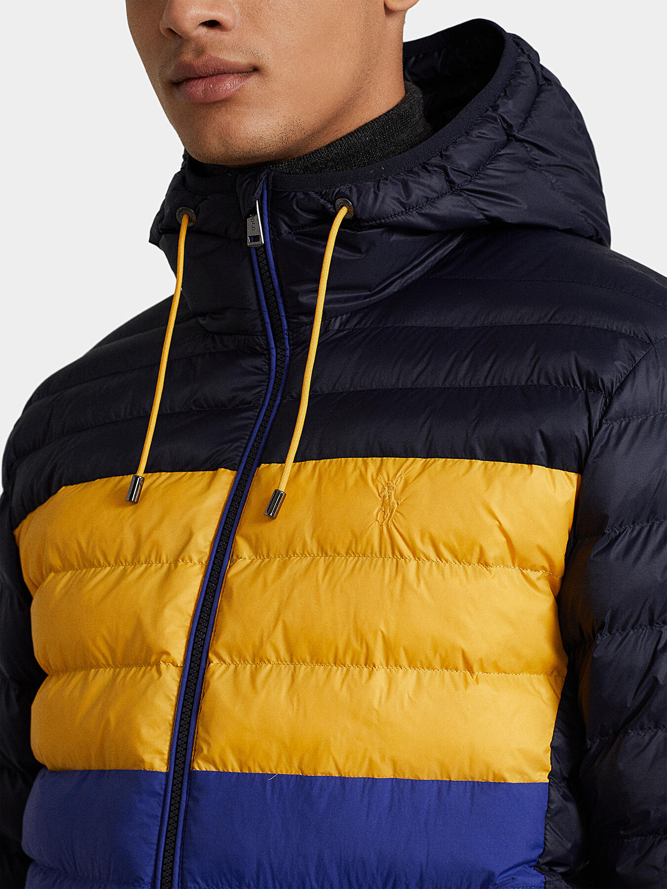 TERRA hooded jacket with quilted effect brand POLO RALPH