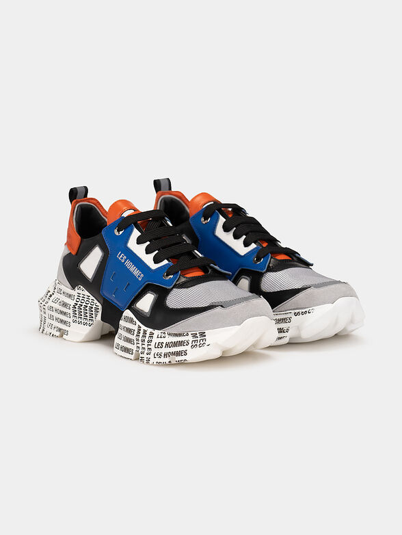 Sneakers with multicoloured inserts - 2