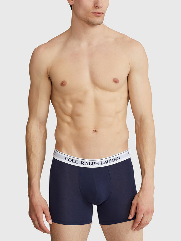 Set of three dark blue boxers - 2