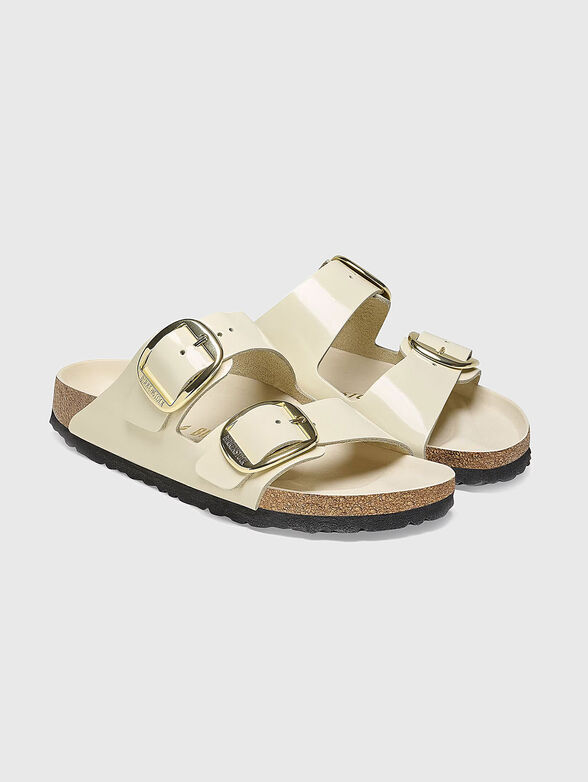 ARIZONA leather slippers with buckle - 3