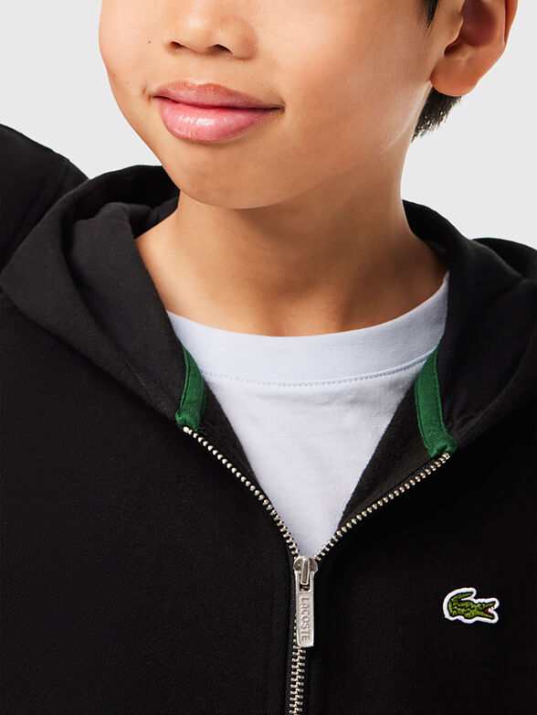 Unisex hooded sweatshirt with zip - 4