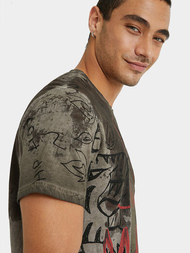 NADAL t-shirt with abstract graphic print - 4