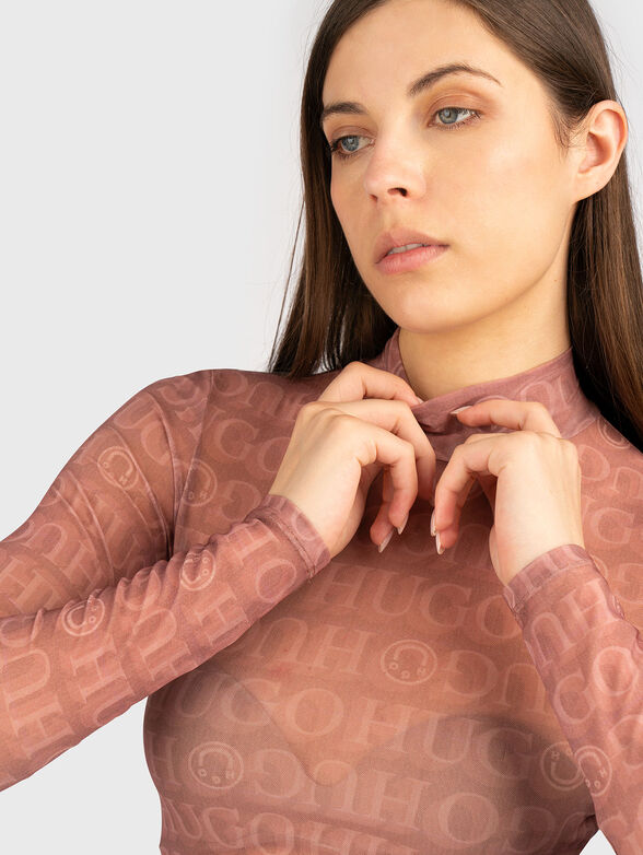 DASORI blouse with logo print - 4