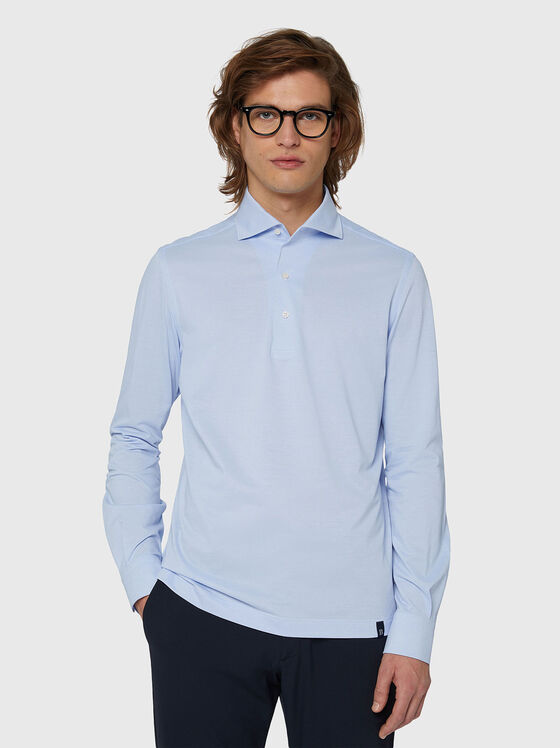 Polo shirt made of cotton blend - 1
