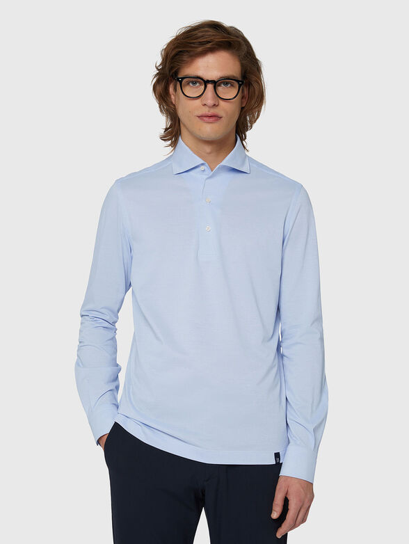 Polo shirt made of cotton blend - 1