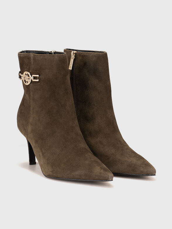 PAISLIE suede ankle boots with zip - 2