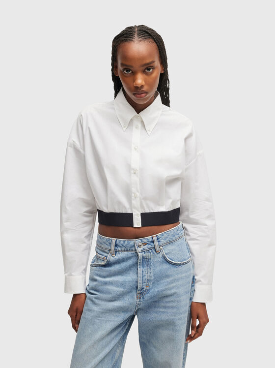EVESIA shirt with contrast edging  - 1