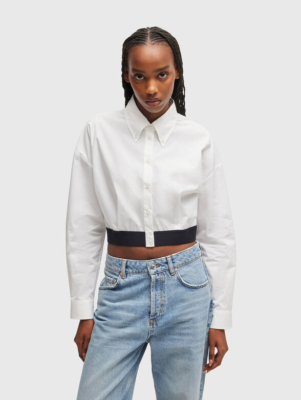 EVESIA shirt with contrast edging  - 1