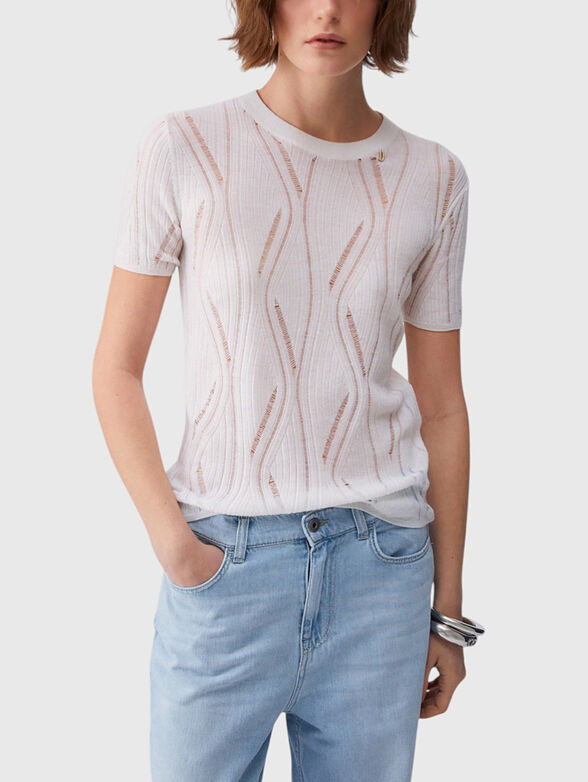 Short sleeve sweater - 1