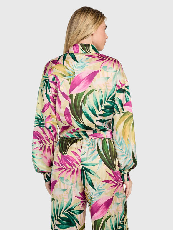 Shirt with floral print  - 2