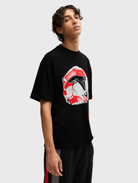 Oversized printed T-shirt - 1