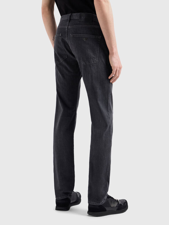Straight jeans with washed effect - 2