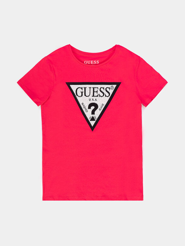 T-shirt with logo application - 1