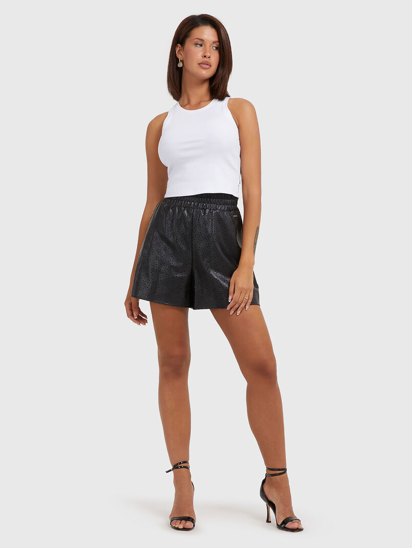 CAROLA shorts in eco leather - 3