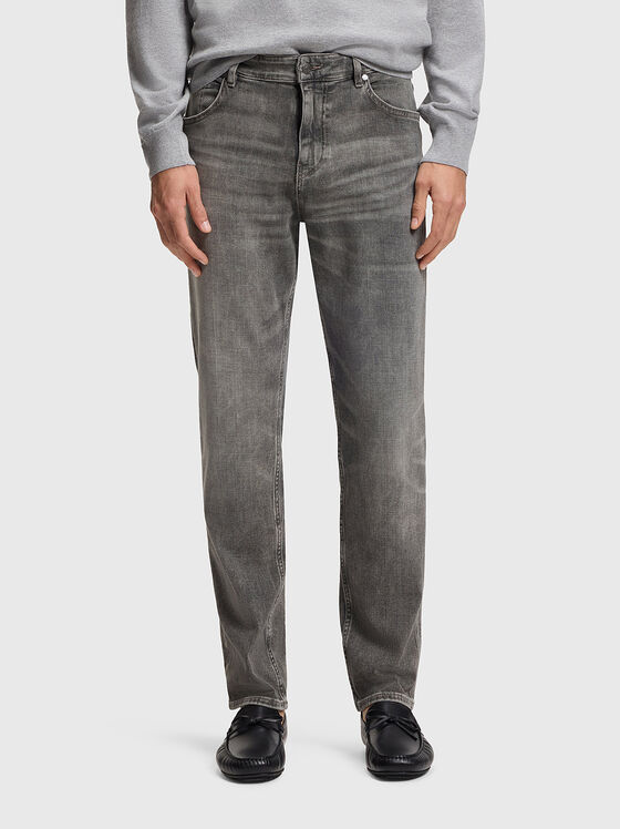 Сиви дънки MAINE с права кройка - 1