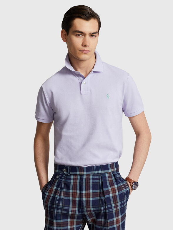 Contrast logo-detail Polo Shirt  - 1