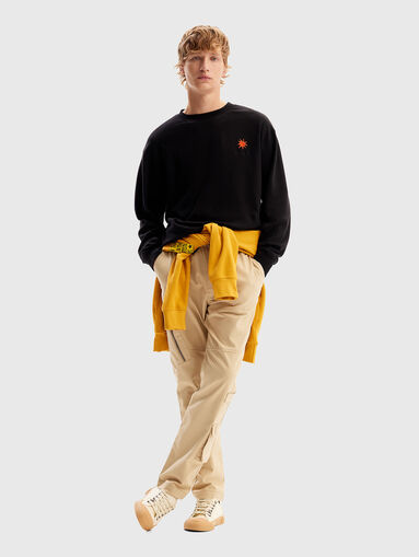 Blouse with print on the back - 5