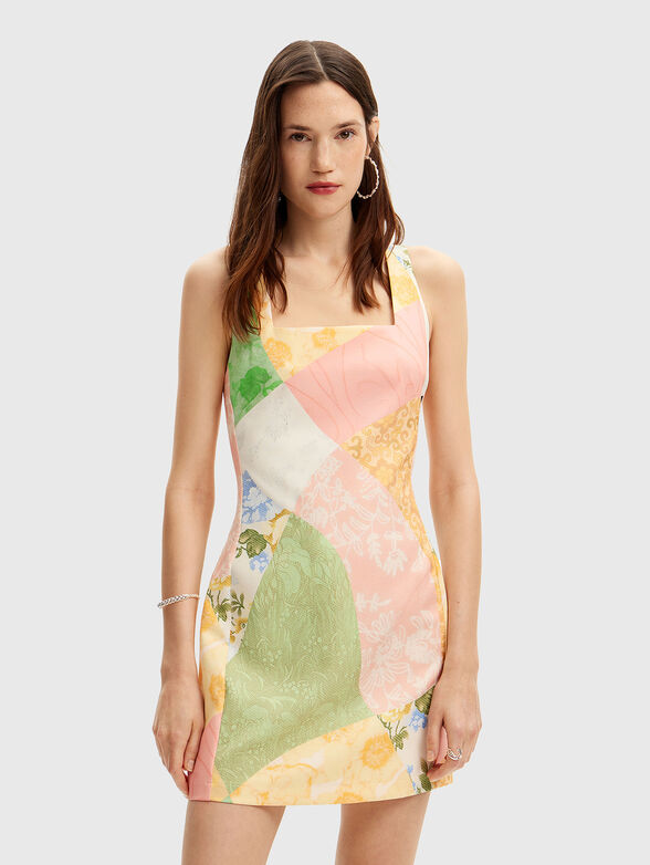 Multicoloured mini dress - 1