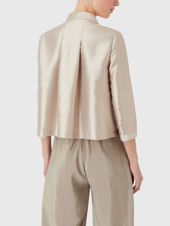 Silk blend jacket  - 3