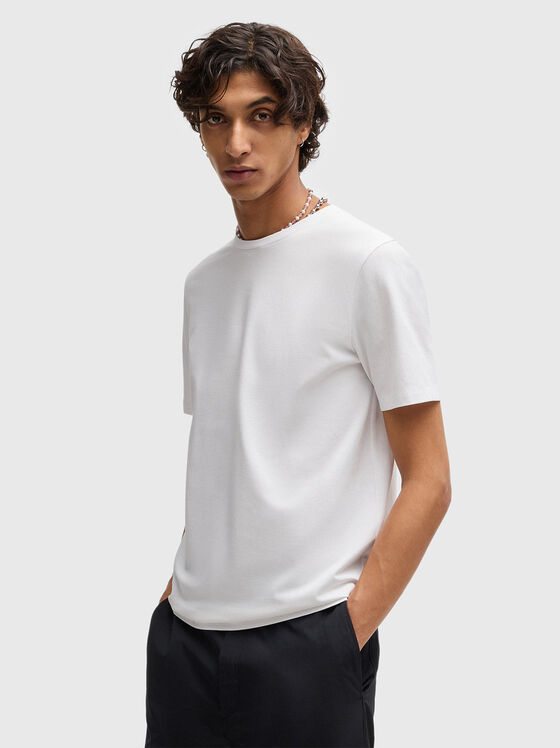 Black cotton T-shirt - 1