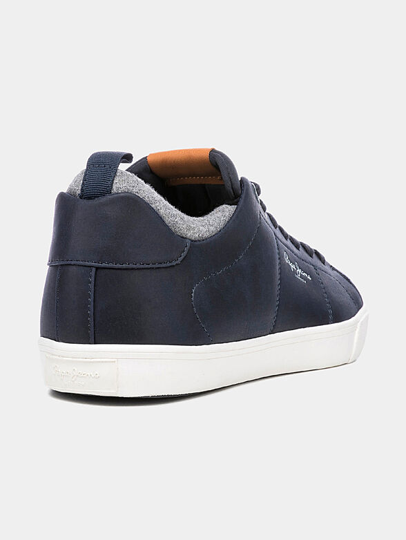 MARTON Black sneakers with logo inscription - 3