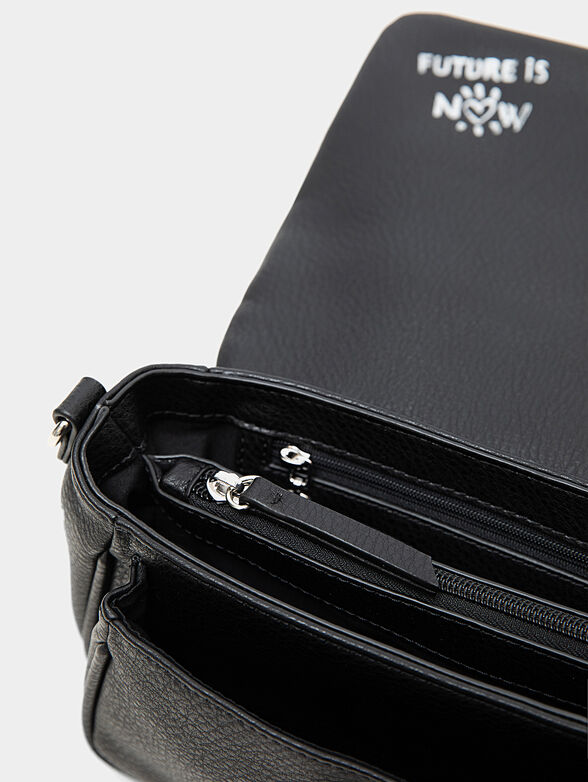 Crossbody bag in black color - 5