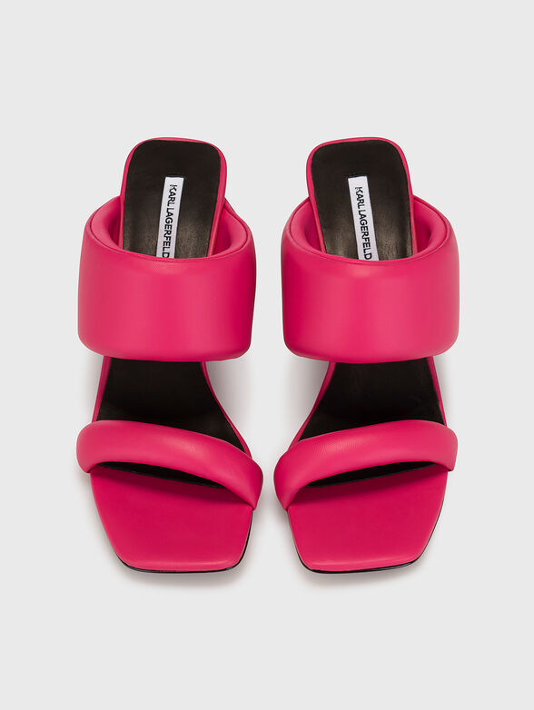 IKON black sandals with accented heels - 6