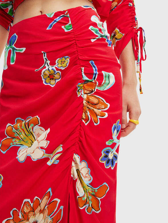 Redi midi skirt with floral print - 3