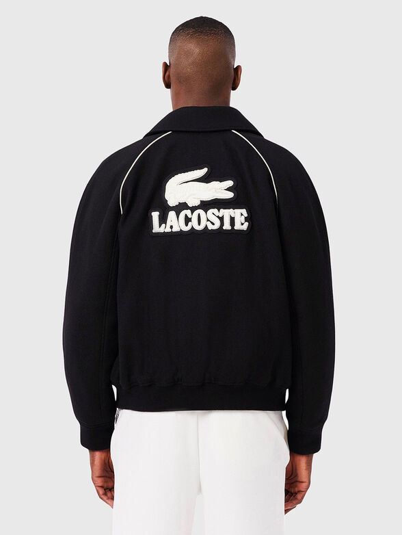 Wool blend jacket with contrasting details  - 3