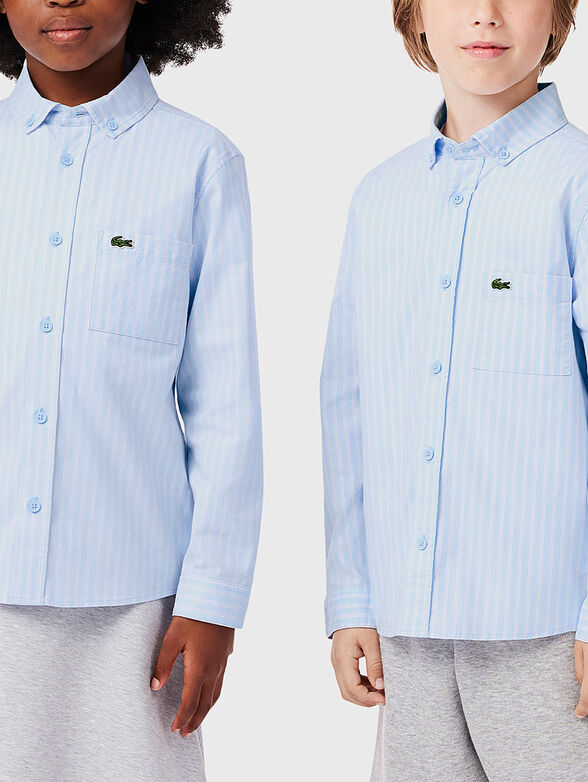 Striped oxford shirt - 1