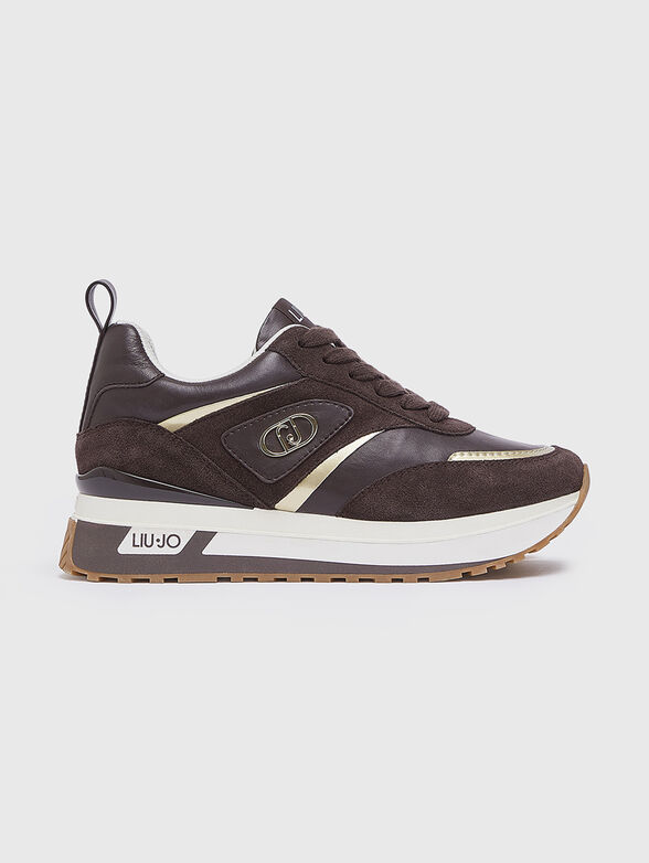 Beige sport shoes - 1