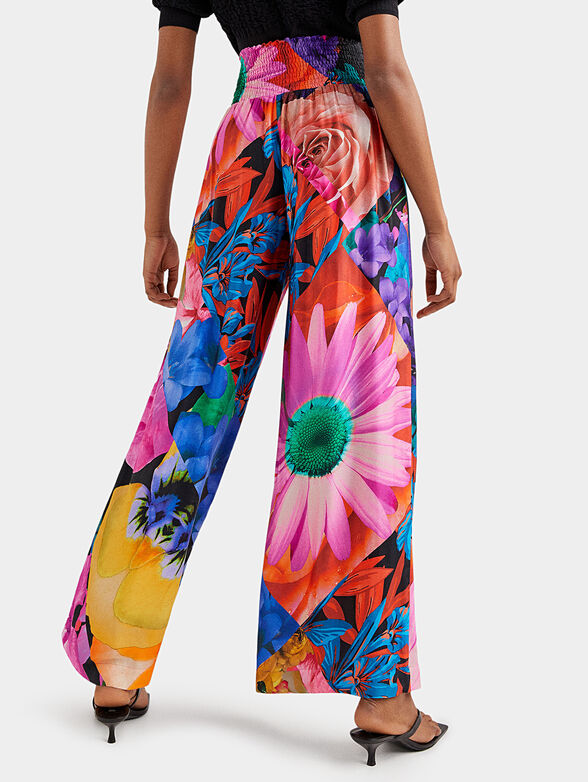 MARSELLA pants with floral print - 2