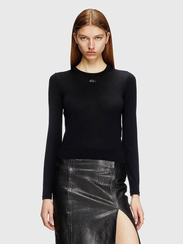 M-ALINESA wool blouse with logo - 1