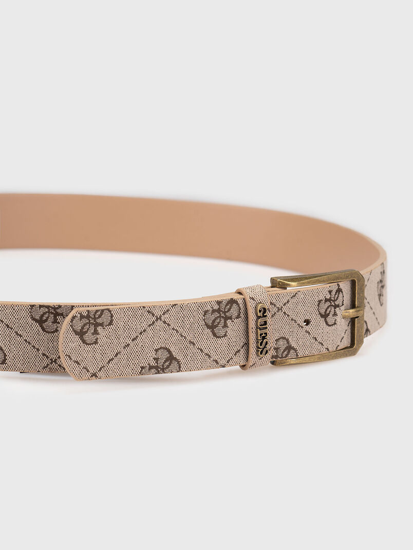 Belt with logo print - 3