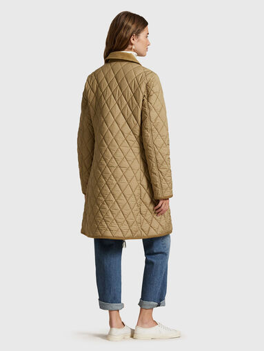 Quilted coat with pockets - 3