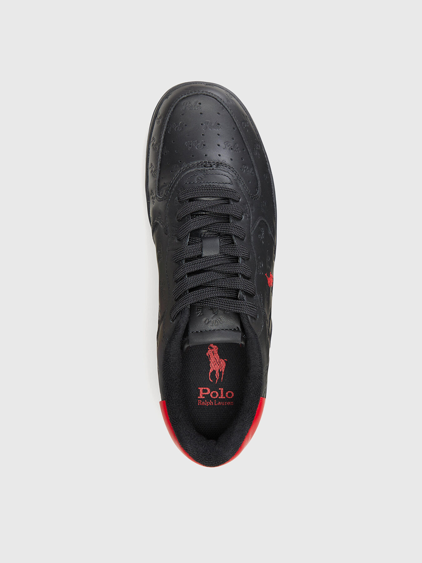 Black and red polo shoes 2025