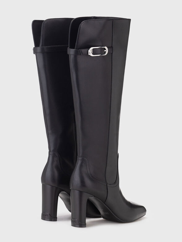 LAILA 03 heeled boots in leather - 3