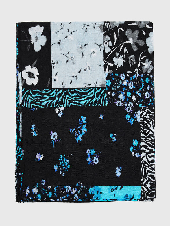 Multicolored print scarf - 2