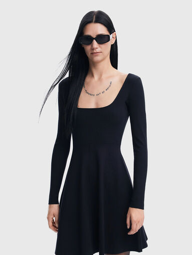 MICHIGAN black mini dress - 3