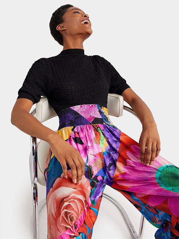 MARSELLA pants with floral print - 6