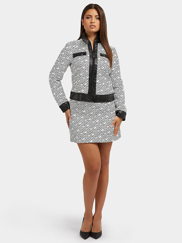 GRETA jacket with monogram logo print - 2