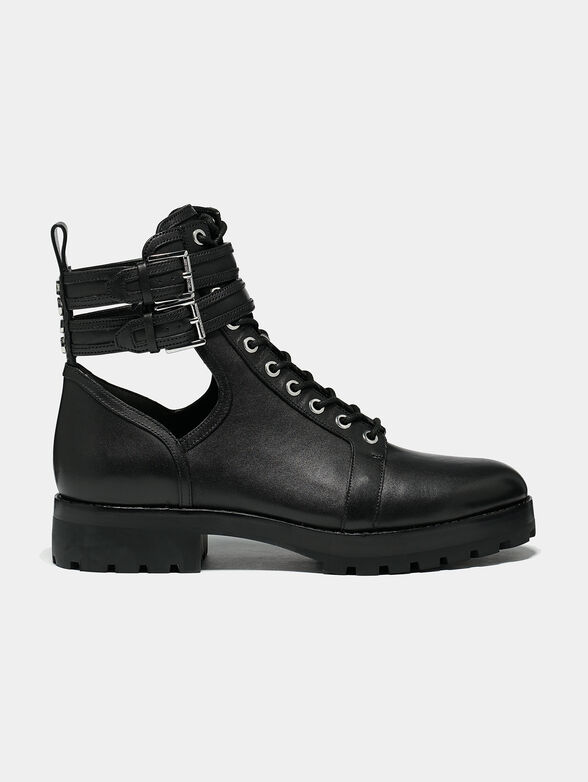 BENSEN Ankle boots with cutout details - 1